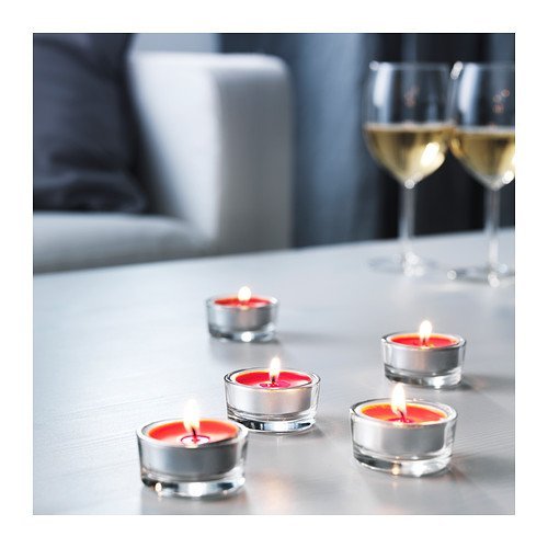 30X-VINTERFINT scented tealight, Gingerbread cookies/red, 3.5 hr - IKEA - Image 2
