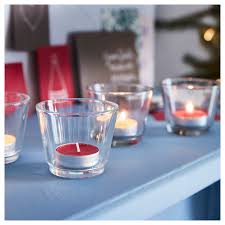 30X-VINTERFINT scented tealight, Gingerbread cookies/red, 3.5 hr - IKEA - Image 3