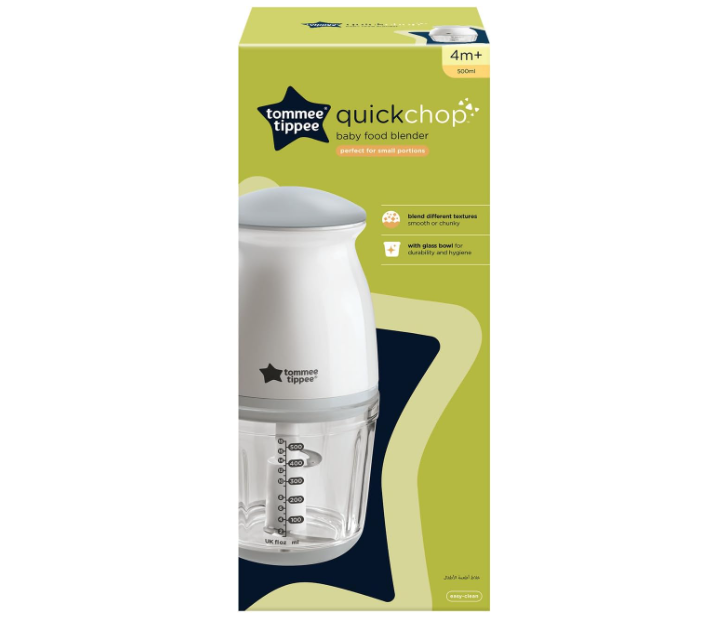 Tommee Tippee Quick-Chop Mini Baby Food Blender and Chopper - Image 2