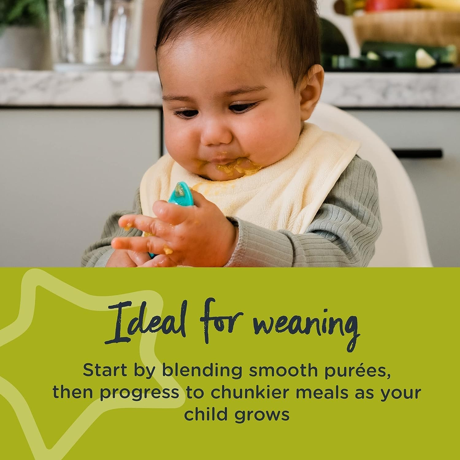 Tommee Tippee Quick-Chop Mini Baby Food Blender and Chopper - Image 5