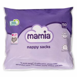 Mamia Nappy Sacks 150 Pack