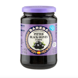 Baresa Black Pitted Olives 340g