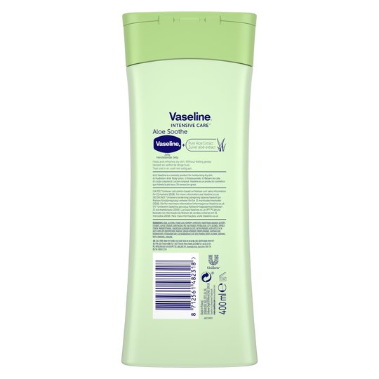 Vaseline Intensive Care Aloe Soothe Body Lotion 400ml - Image 2