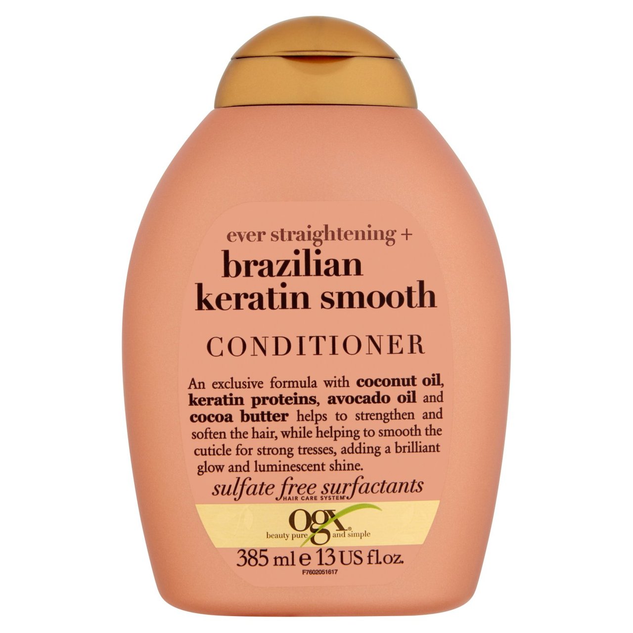 OGX Brazilian Keratin Smooth Conditioner 385ml