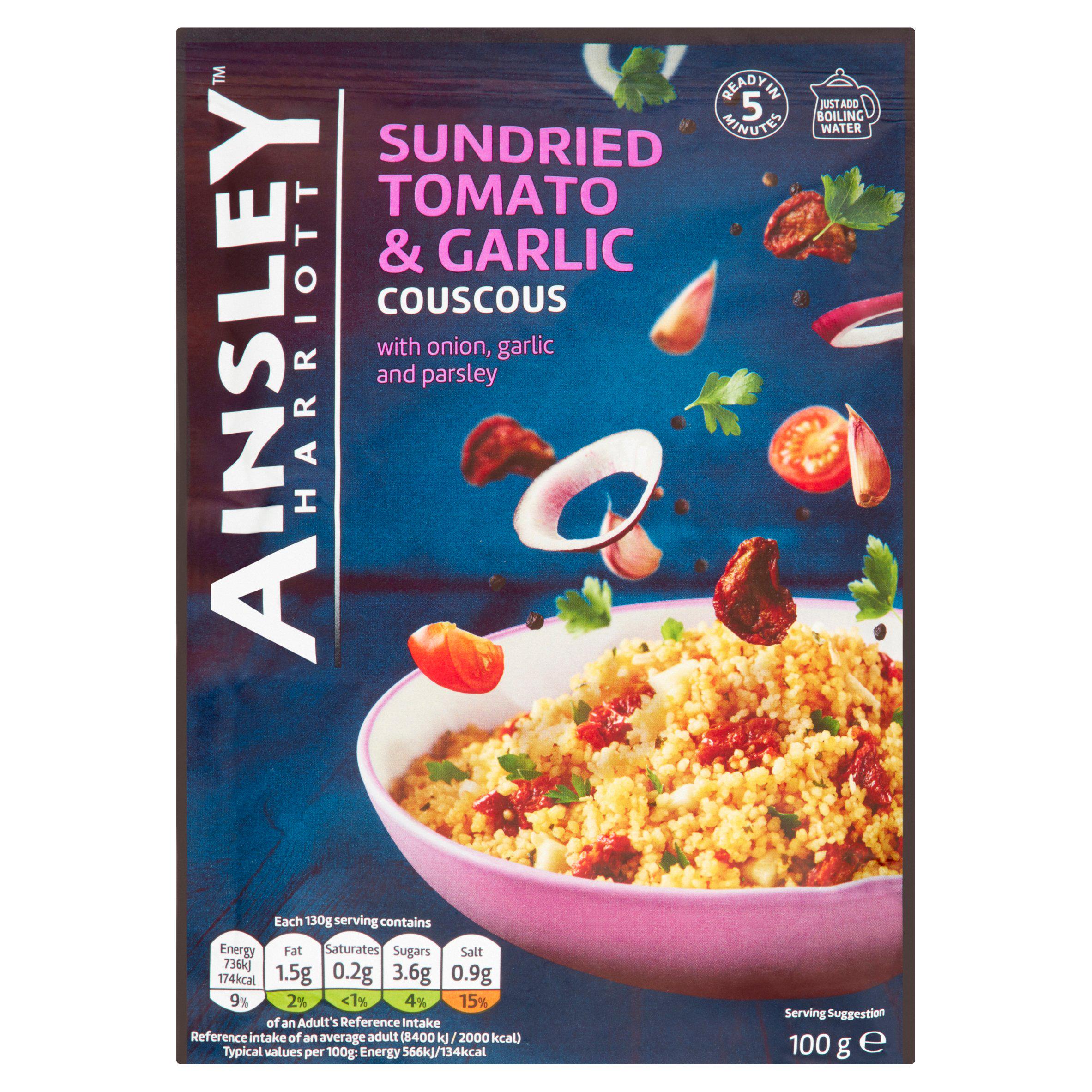 Ainsley Harriott Sundried Tomato & Garlic Cous Cous 100g