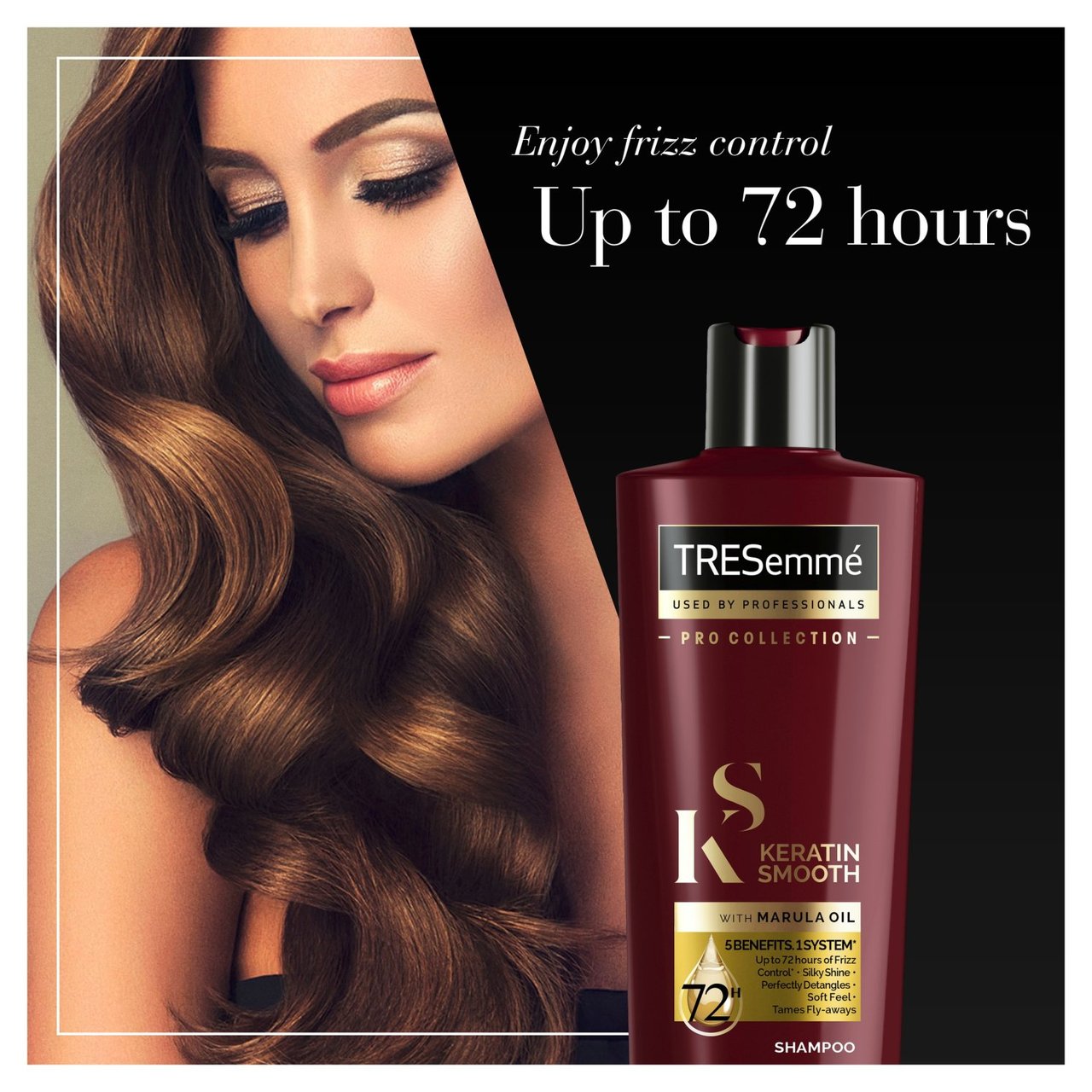 TRESemme Pro Collection Keratin Smooth Shampoo 700ml - Image 3