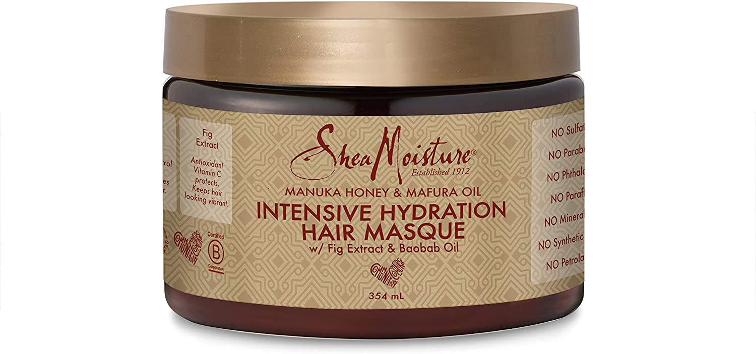 Shea moisture manuka honey & mafura oil intensive hydration hair masque 355ml