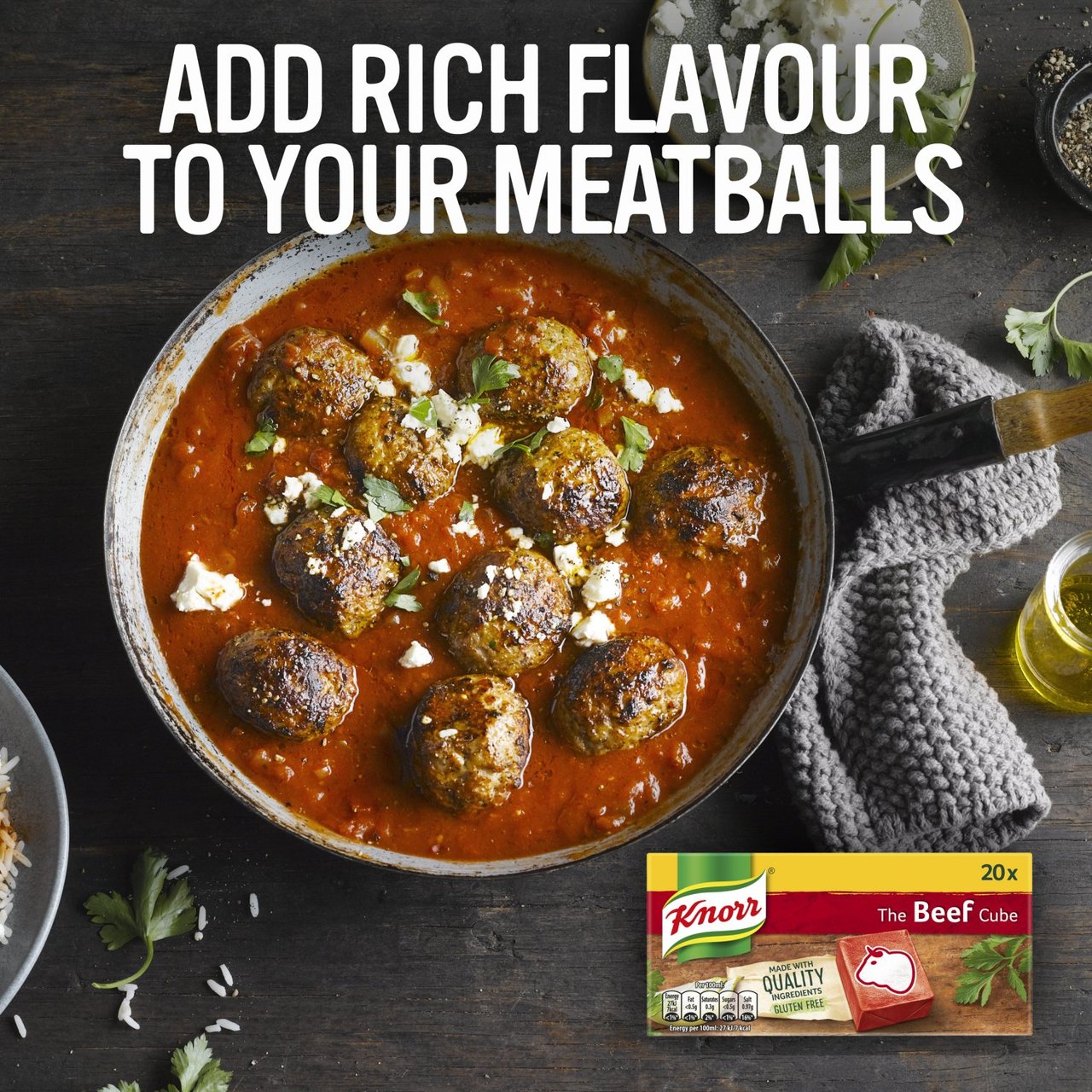 Knorr Beef Stock Cubes 8 x 10g - Image 2