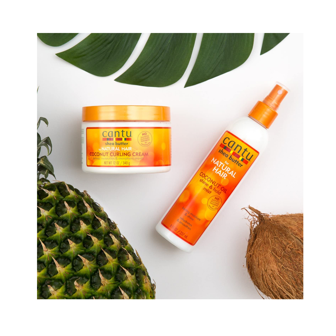 Cantu Coconut Oil Shine and Hold Mist 237ml - Image 2