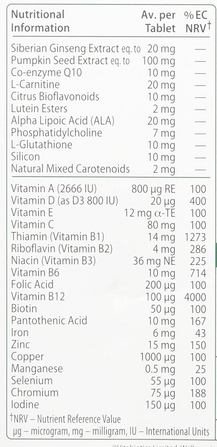 Vitabiotics Wellman 70+ - 30 Tablets - Image 3