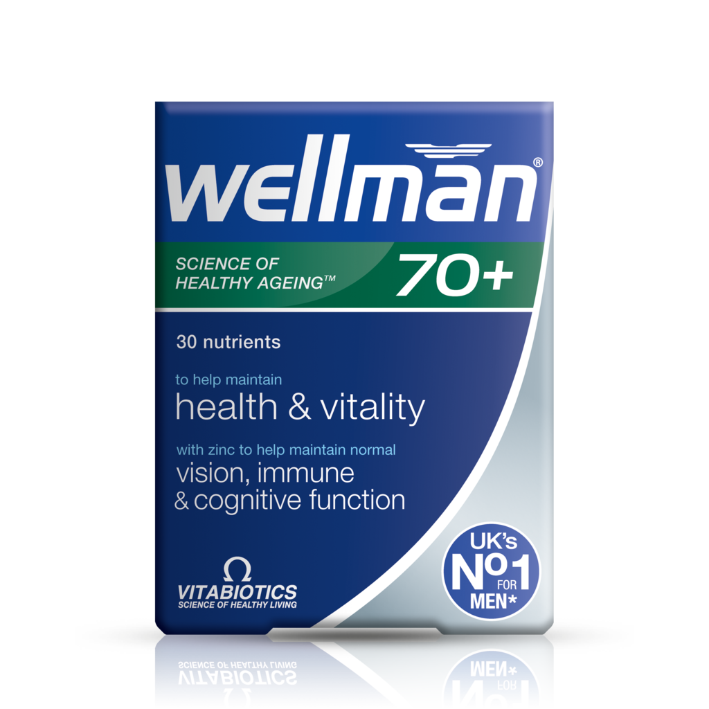 Vitabiotics Wellman 70+ - 30 Tablets