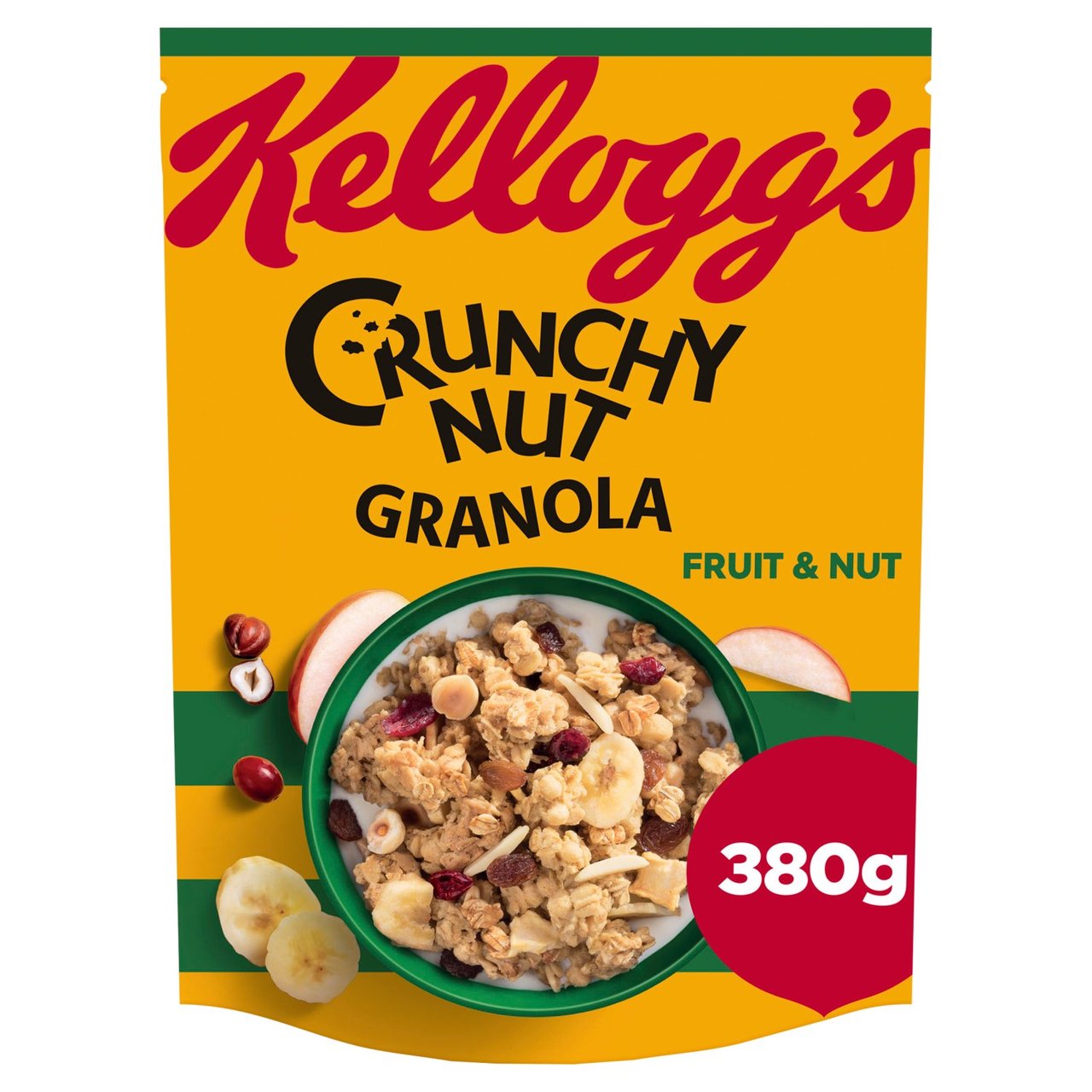Kellogg's Crunchy Granola Nut Fruit & Nut 380g BBE 09-08-2025