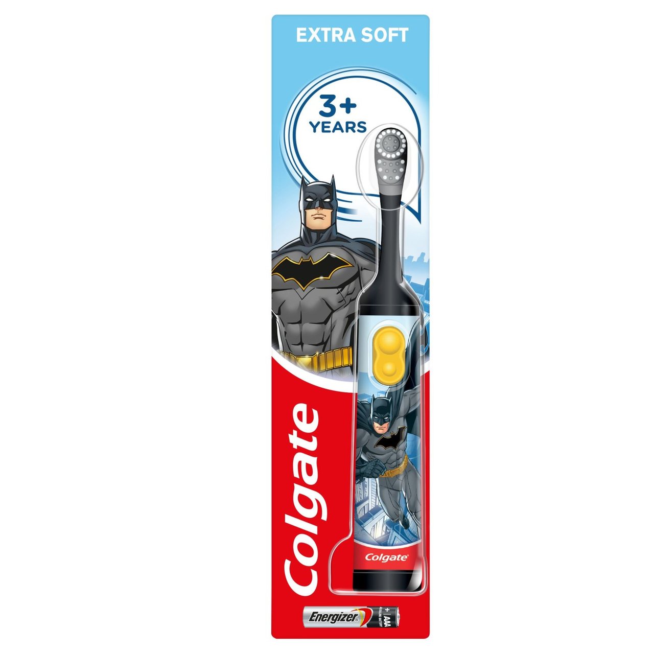Colgate Batman Extra Soft Battery Kids Toothbrush 3+ years - Image 2