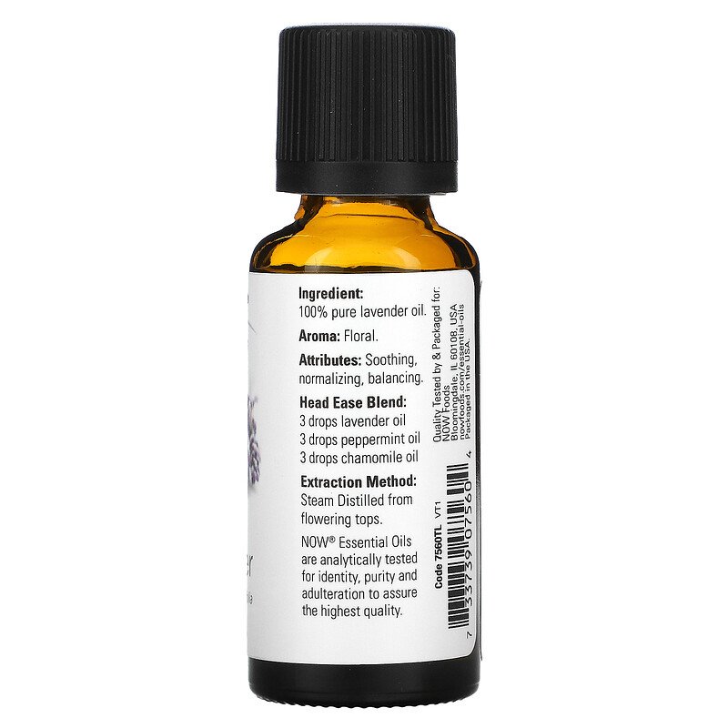 Now Foods, Essential Oils, Lavender, 1 fl oz (30 ml) - Image 2