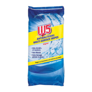 W5 Antibacterial Multi-Surface Wipes Original 72s