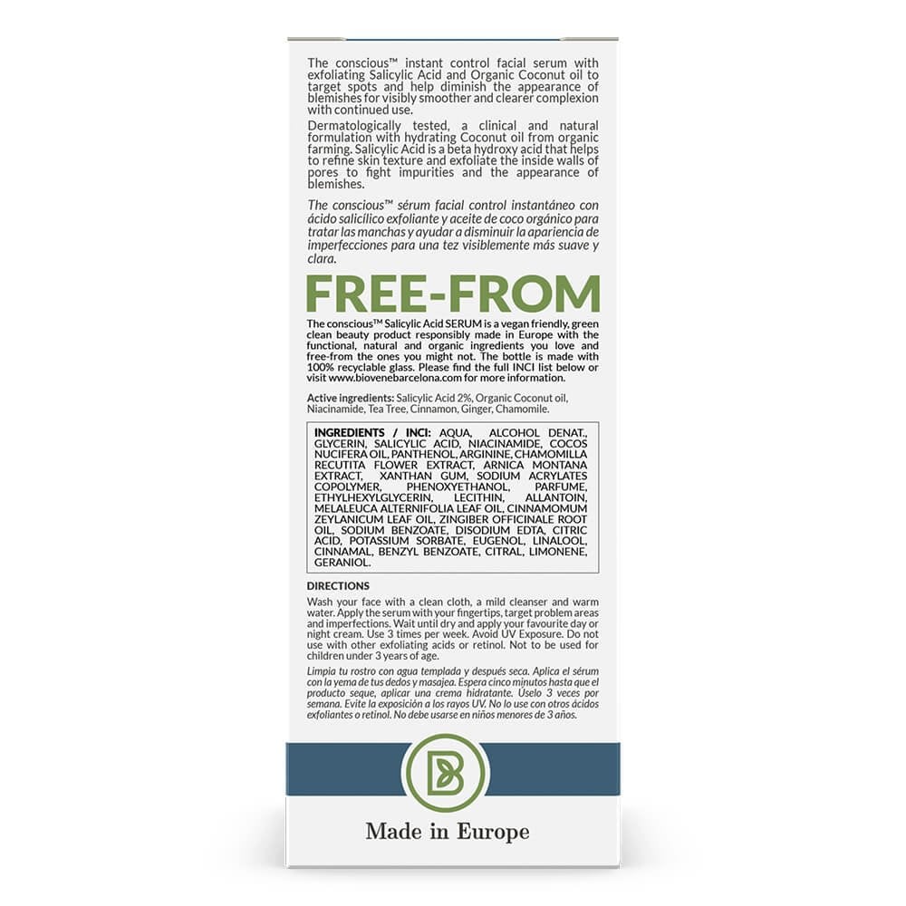 BIOVENE The Conscious No. 5 Salicylic Acid Breakout-Fighting Instant Control Spot Seum 30ml - Image 2