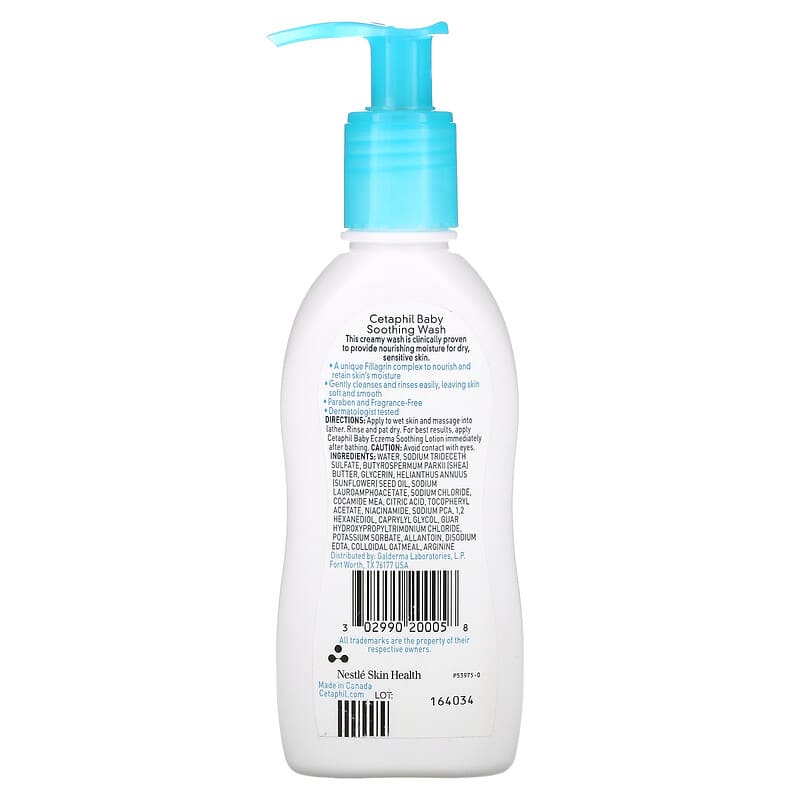 Cetaphil, Baby, Soothing Wash, 5 fl oz (147 ml) - Image 2