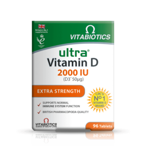Vitabiotics Ultra Vitamin D 2000 IU Extra Strength 96 Tablets
