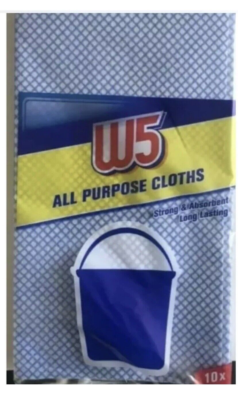 W5 all purpose clothes x 10