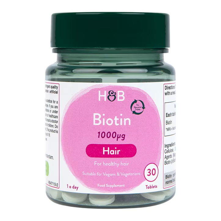 Holland & Barrett Biotin 1000ug 30 Tablets