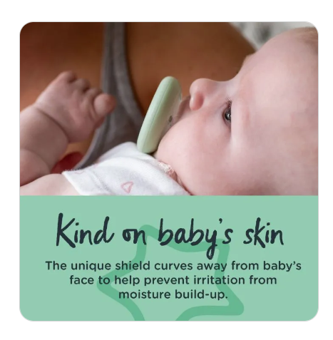 Tommee Tippee Breast-like Soother 0-6 months White - 2 pack - Image 7