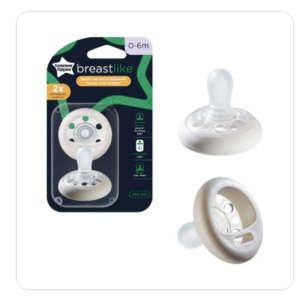 Tommee Tippee Breast-like Soother 0-6 months White - 2 pack