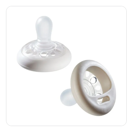 Tommee Tippee Breast-like Soother 0-6 months White - 2 pack - Image 2