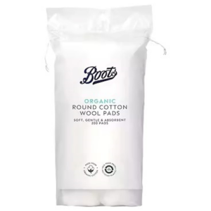 Boots Organic Round Cotton Wool Pads 50 pads