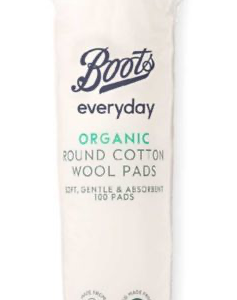 Boots Everyday Organic Round Cotton Wool Pads 100 pads