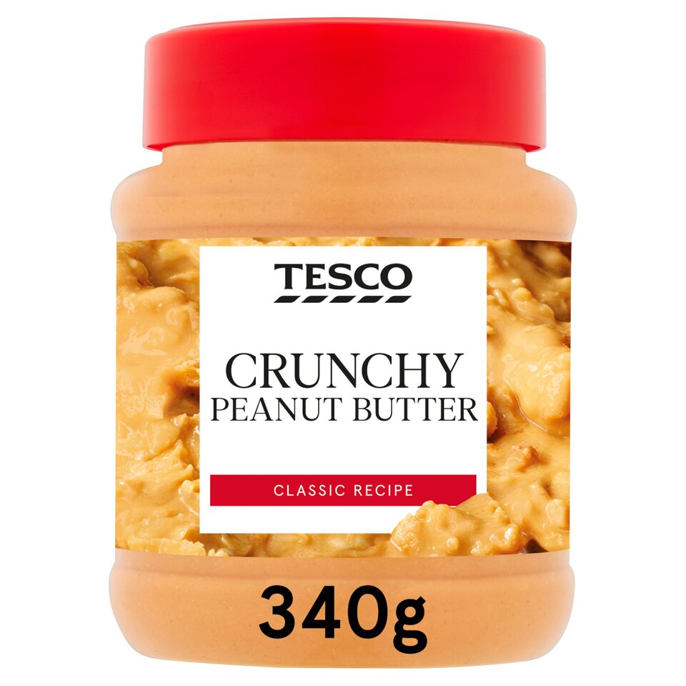 Tesco Crunchy Peanut Butter 340G