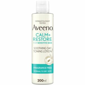 AVEENO Face Calm+ Restore Soothing Oat Toning Lotion for Sensitive Skin 200ml
