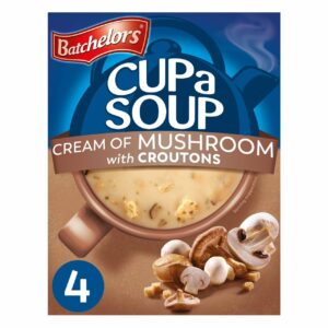 Batchelors Cup a Soup Cream of Mushroom with Croutons 4 Sachets 99g