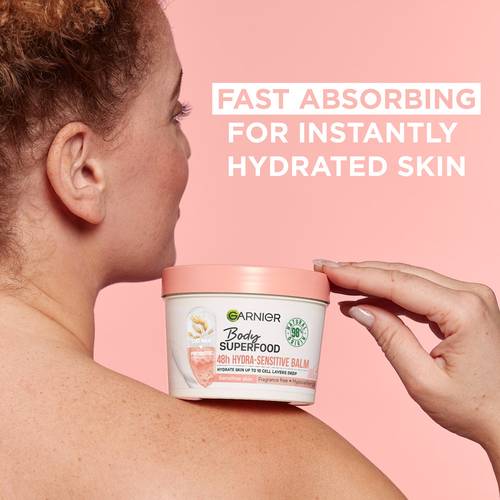 Garnier Body Superfood, Hydra Sensitive Body Cream Oat Milk & Probiotic Derived Fractions 380ml - Image 4