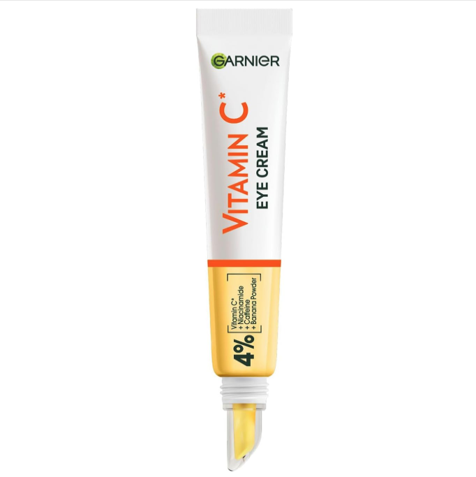 Garnier Eye Cream, With 4% Vitamin C, Brightening Eye Treatment For Dark Circles, Prevents Under Eye Bags And Puffiness, Vitamin C*, 15ml - Image 2
