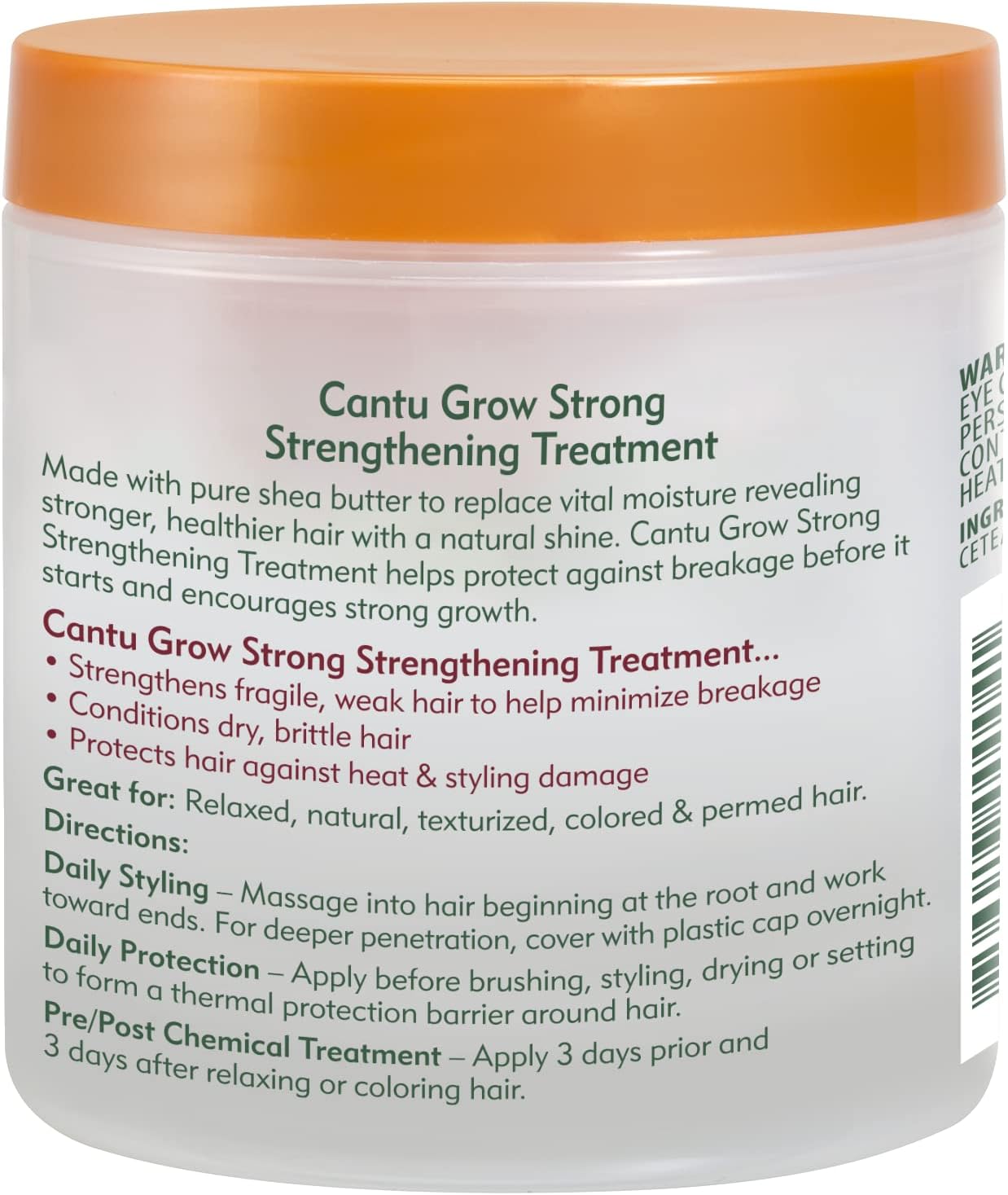 Cantu Shea Butter Grow Strong Strengthing Treatment, 173 g - Image 2