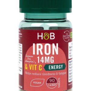Holland & Barrett Iron & Vitamin C 14mg 90 Tablets