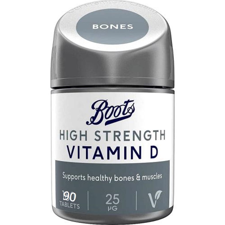 Boots Vitamin D 25 µg Food Supplement 90 Tablets