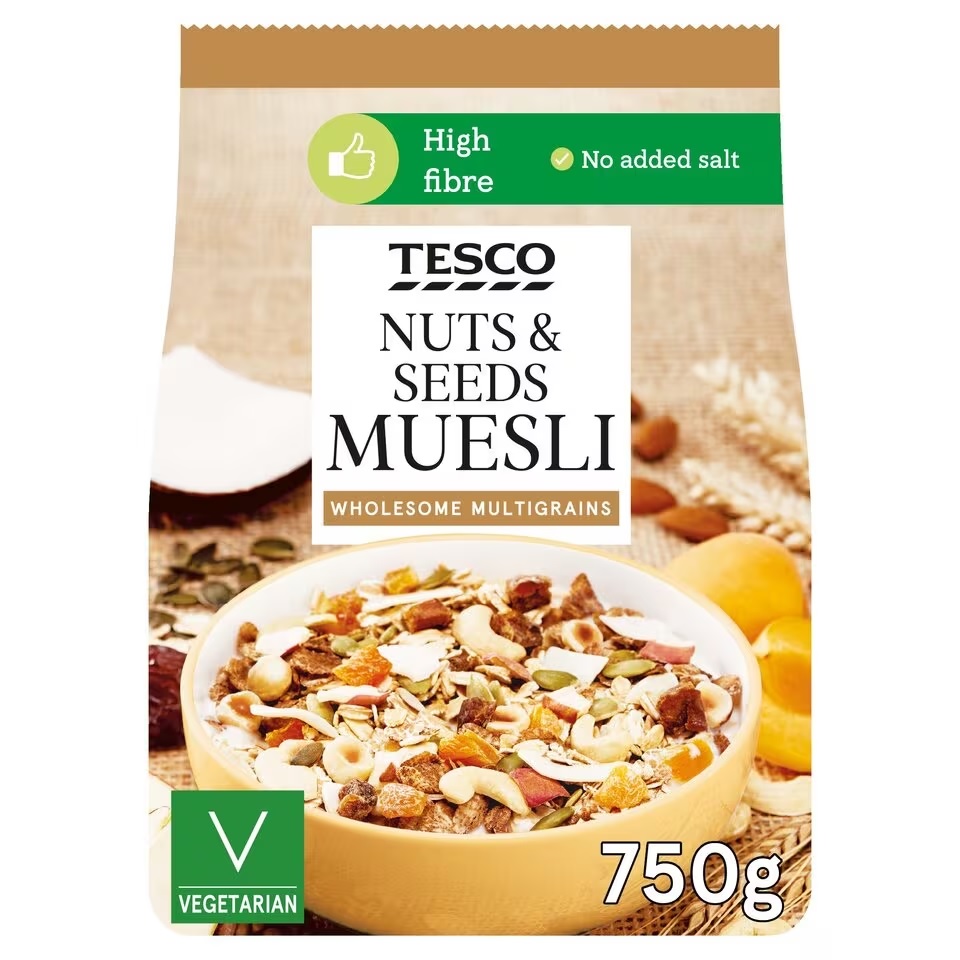 Tesco Nut & Seeds Muesli 750G