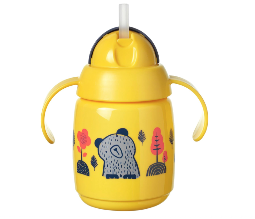 Tommee Tippee Superstar Weighted Straw Cup 6m+, 300ml, Yellow