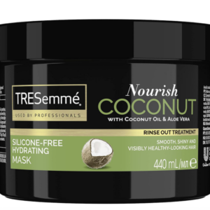 TRESemmé Nourish Coconut Hydrating Mask rinse-out hair treatment with Coconut Oil & Aloe Vera for smooth, shiny, healthy-looking hair 440 ml