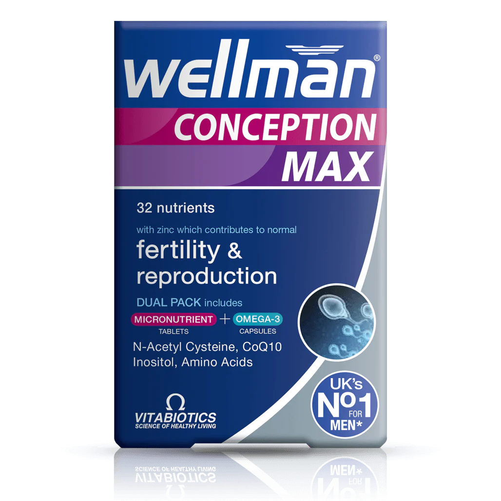 Vitabiotics Wellman Conception Max 84 Tablets/Capsules