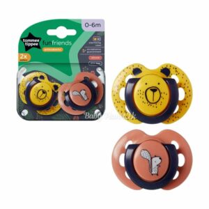 Tommee Tippee Funfriends Orthodontic Soothers 0-6m