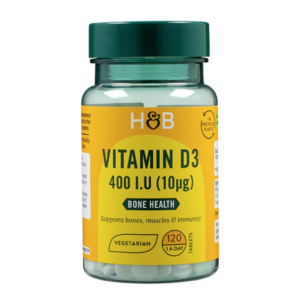 Holland & Barrett Vitamin D3 400 I.U. 10ug 120 Tablets