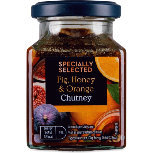 Specially Selected Spiced Fig Honey & Orange Chutney 215g