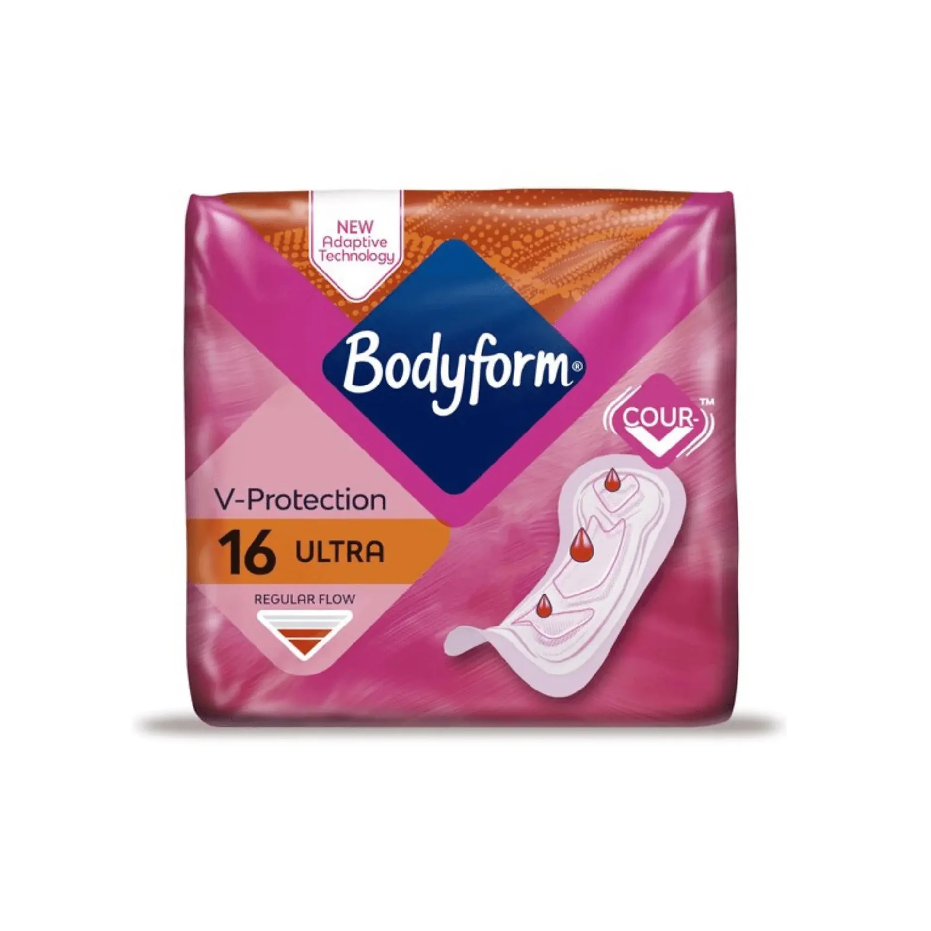 Bodyform V-Protection Sanitary Towels 16 Ultra