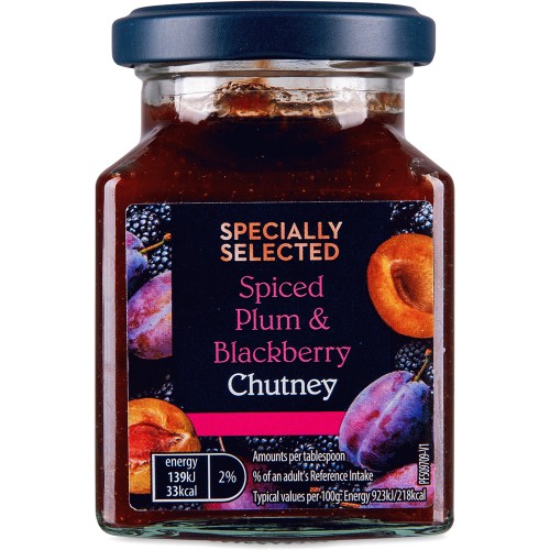 Specially Selected Spiced Spiced Plum & Blackberry Chutney 215g