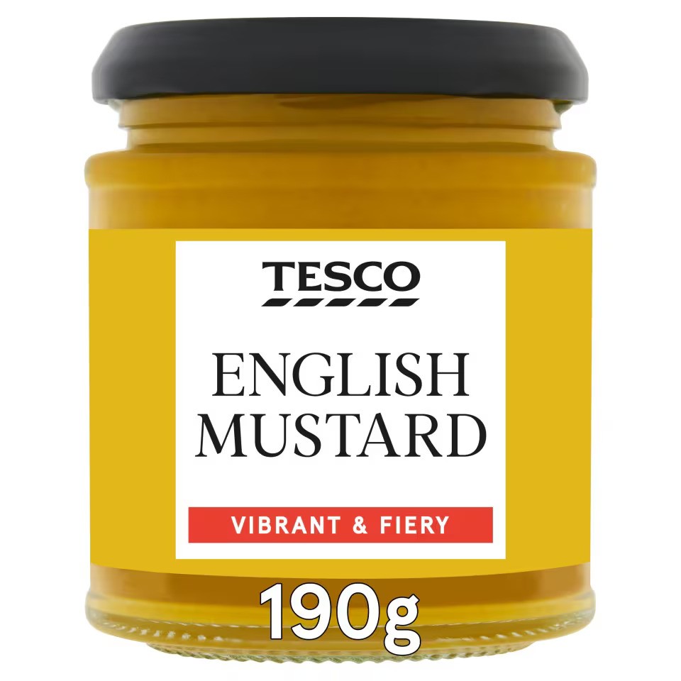 Tesco English Mustard 190G
