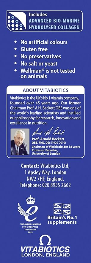 Vitabiotics Wellman Skin 60 Tablets - Image 3