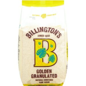 Billington's Golden Granulated Natural Unrefined Cane Sugar 1Kg